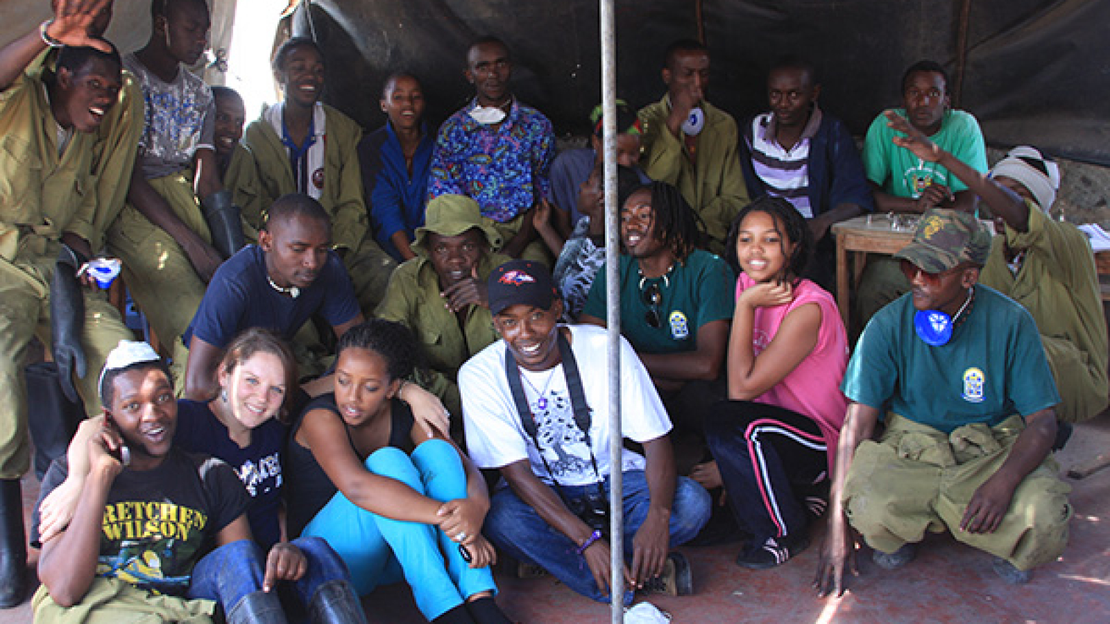 Friends in the Lunga Lunga Slum of Nairobi, Kenya who Follow the Suffering
